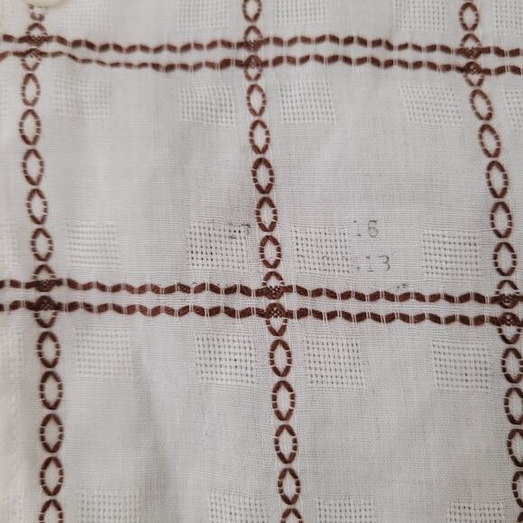 Vintage 80s Hardy-Amies Button Shirt 2XL 25x34 Plaid - Picture 12 of 15